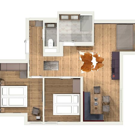 Cabin8 Alpine Flair Apartments بيرتيساو المظهر الخارجي الصورة