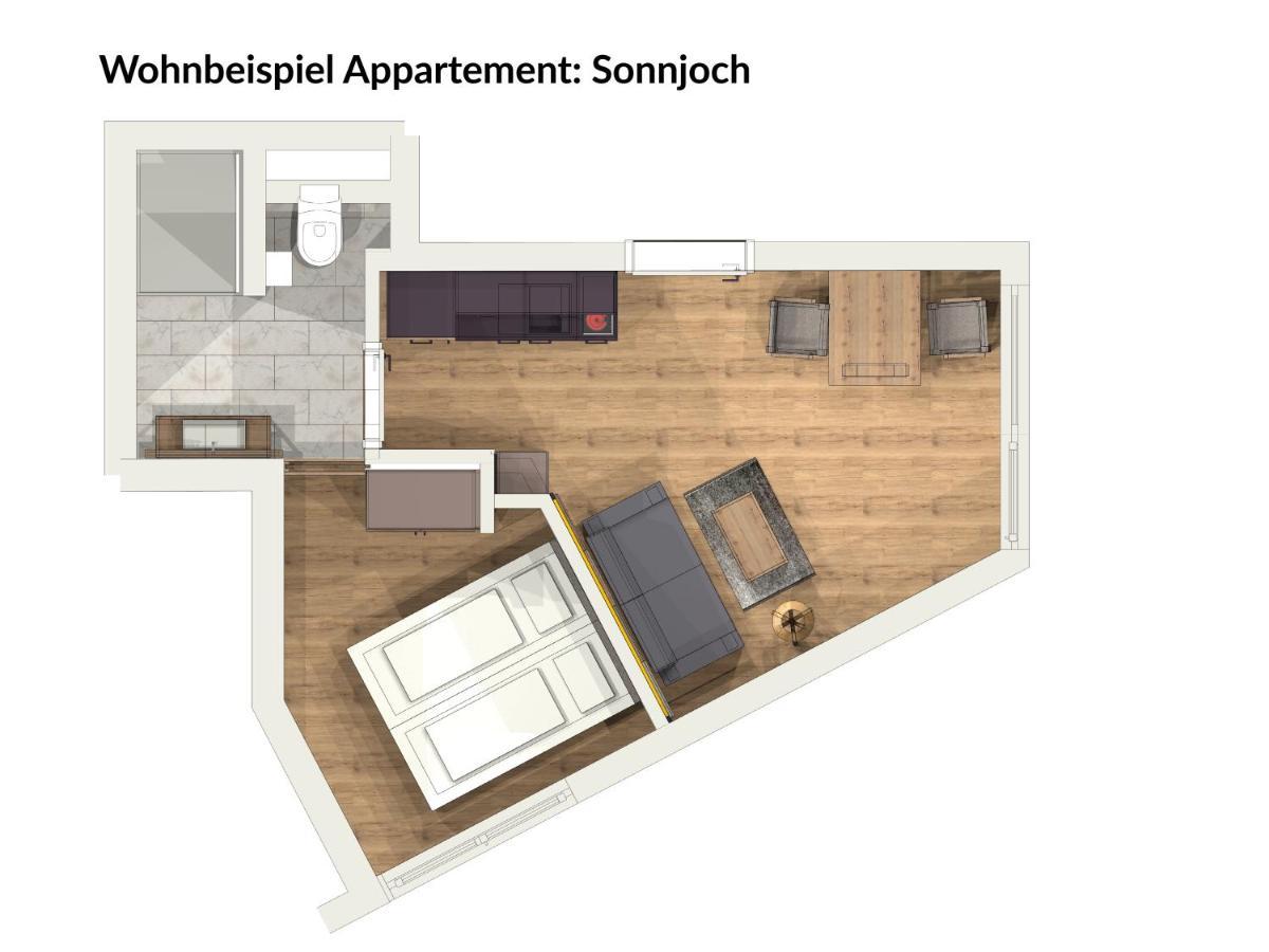 Cabin8 Alpine Flair Apartments بيرتيساو المظهر الخارجي الصورة